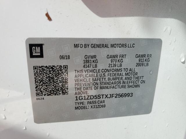 2018 CHEVROLET MALIBU LT 1G1ZD5STXJF256993