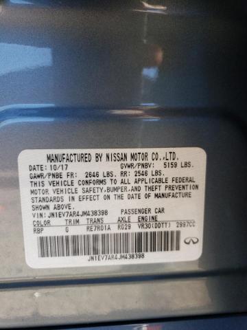 2018 INFINITI Q50 LUXE - JN1EV7AR4JM438398