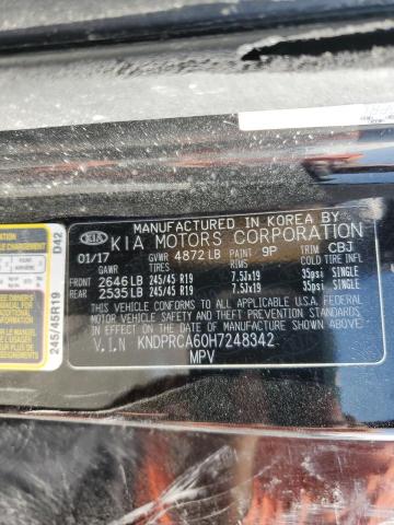 KNDPRCA60H7248342 KIA Sportage Sx