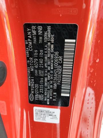 KMHT36AH2LU006936 Hyundai VELOSTER N