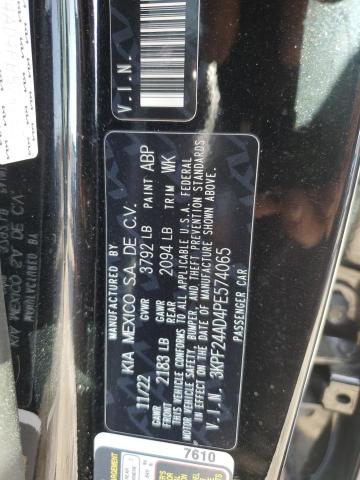 3KPF24AD4PE574065 KIA FORTE LX