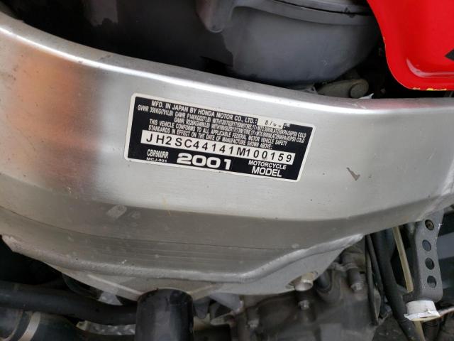 2001 HONDA CBR900RR JH2SC44141M100159