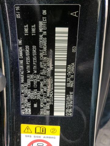 2016 LEXUS RX 350 - 2T2ZZMCA7GC024641