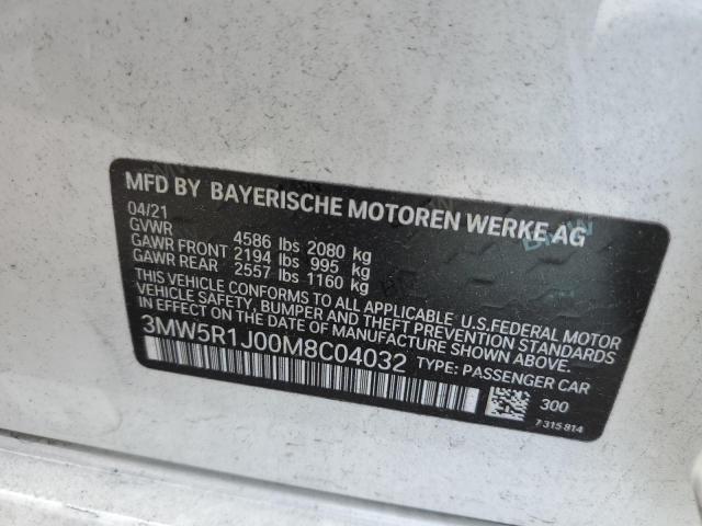 2021 BMW 330I - 3MW5R1J00M8C04032