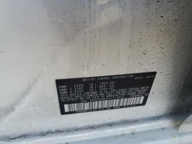 4S3GTAA64J1711520 Subaru Impreza