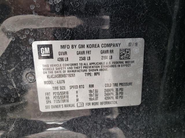 KL4CJASB5KB719261 Buick Encore Preferred
