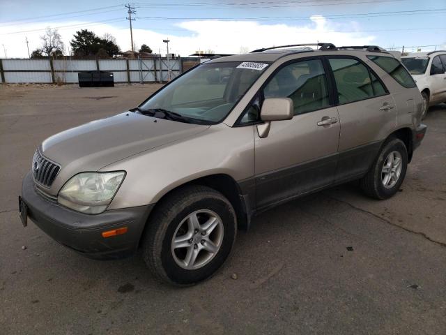 Lexus RX 300 salvage cars for sale: 2001 Lexus RX 300