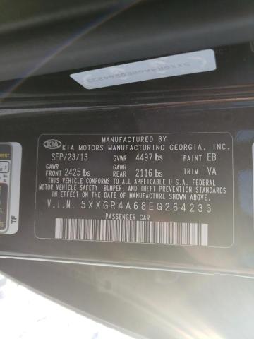 5XXGR4A68EG264233 KIA OPTIMA SX