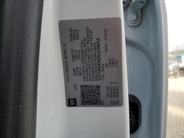 2022 GMC CANYON AT4 1GTG6FEN2N1159012