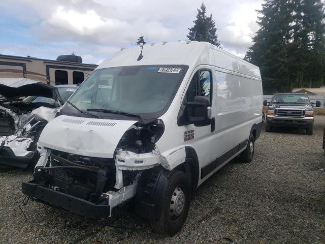 Salvage trucks for sale at Graham, WA auction: 2022 Dodge RAM Promaster 3500 3500 High