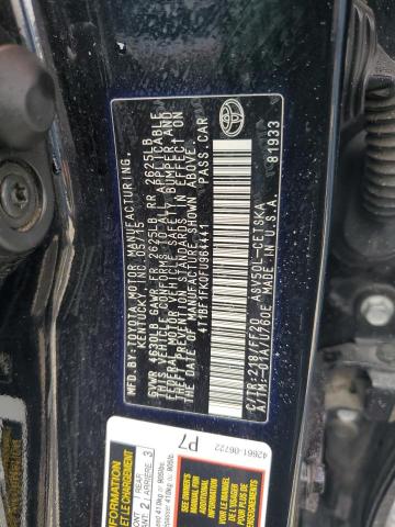 2015 TOYOTA CAMRY LE 4T1BF1FK0FU964441