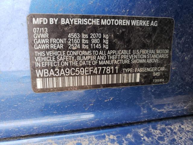 WBA3A9C59EF477811 BMW 335 I