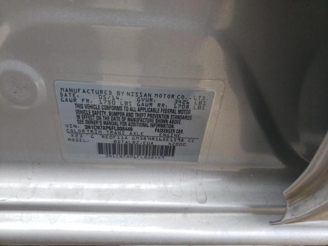 2015 NISSAN VERSA 1.6 - 3N1CN7AP6FL808449