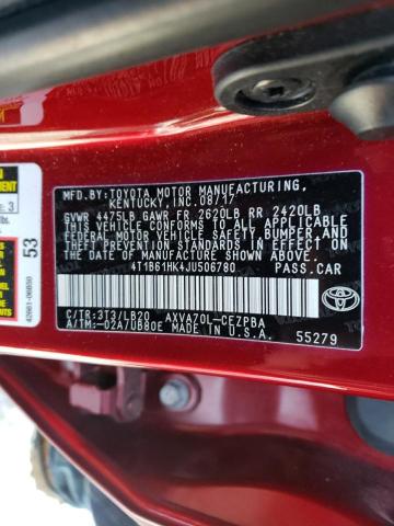 2018 TOYOTA CAMRY XSE - 4T1B61HK4JU506780
