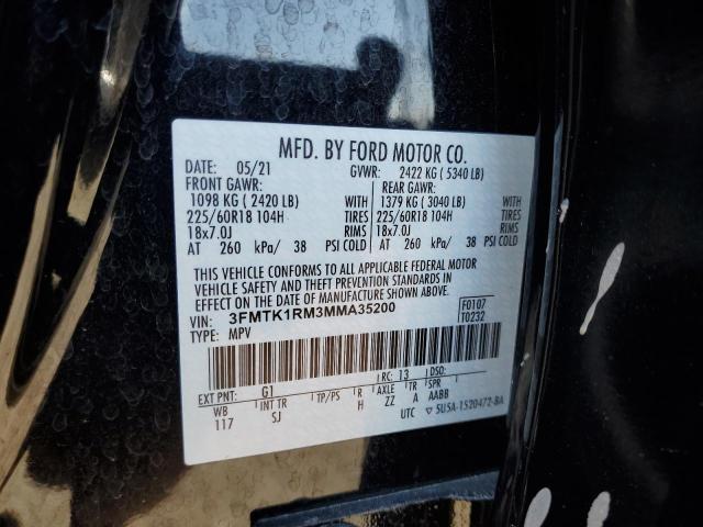 2021 FORD MUSTANG MA - 3FMTK1RM3MMA35200