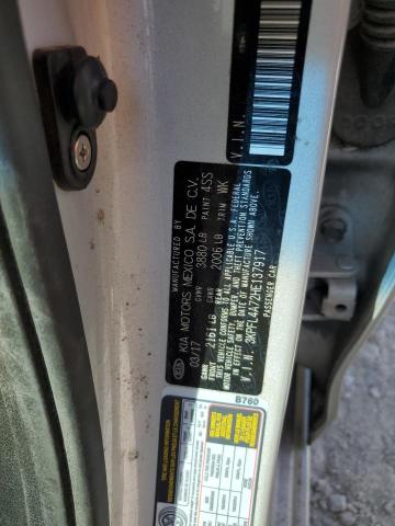 3KPFL4A72HE137917 KIA FORTE LX