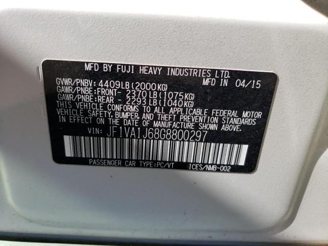 JF1VA1J68G8800297 Subaru Wrx Limited
