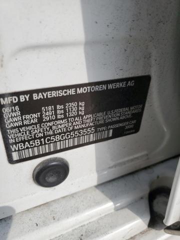 2016 BMW 535 I - WBA5B1C58GG553555