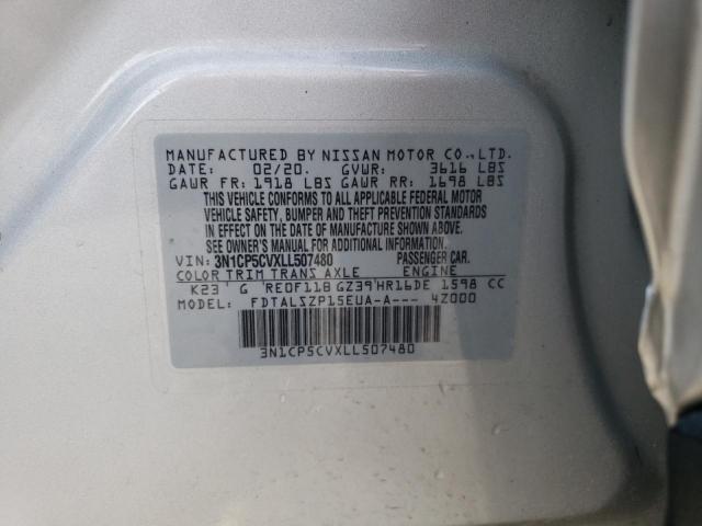 2020 NISSAN KICKS SV - 3N1CP5CVXLL507480