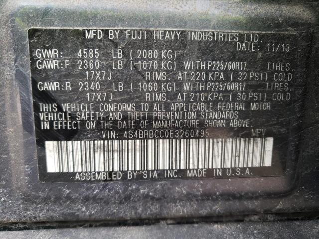 4S4BRBCC0E3260495 Subaru Outback 2.5i Premium