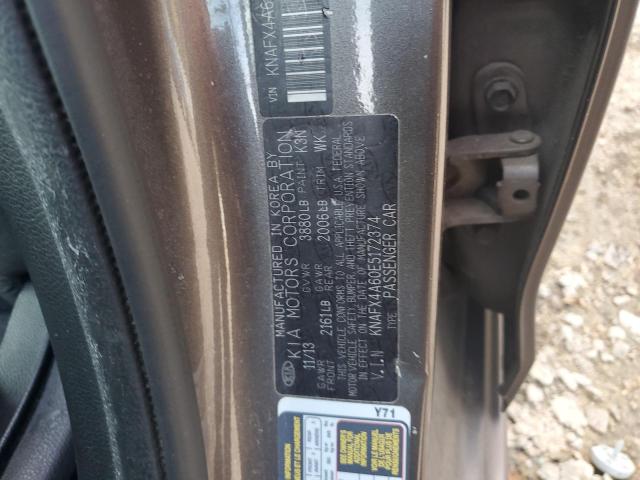 KNAFX4A60E5172374 KIA Forte