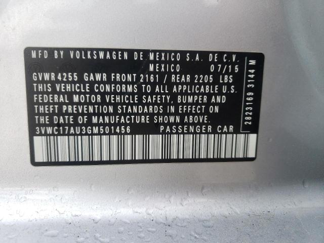 2016 VOLKSWAGEN GOLF SPORT - 3VWC17AU3GM501456