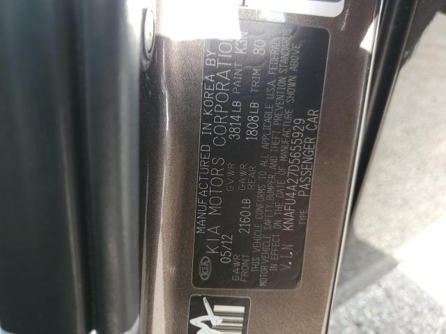 KNAFU4A27D5655929 KIA FORTE EX