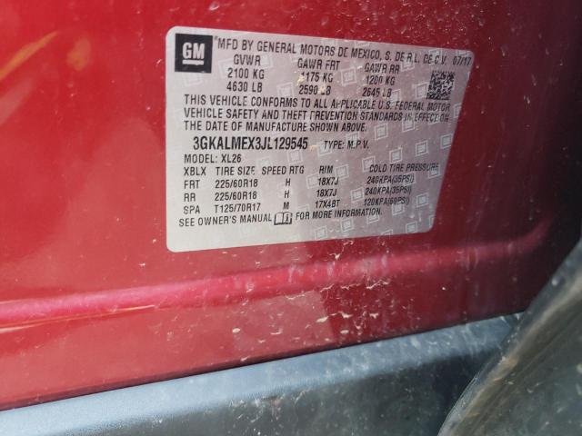 2018 GMC TERRAIN 3GKALMEX3JL129545
