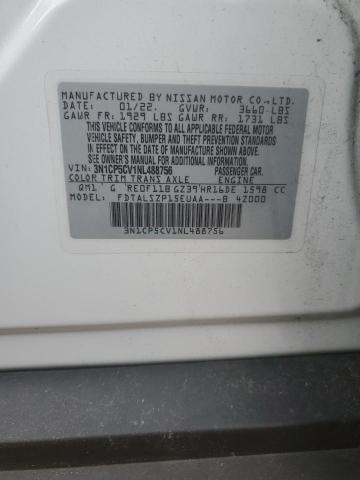 2022 NISSAN KICKS SV - 3N1CP5CV1NL488756