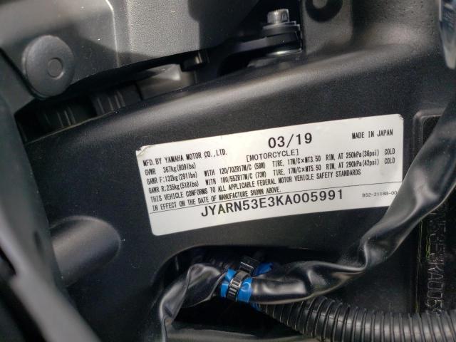 2019 YAMAHA MT09 - JYARN53E3KA005991