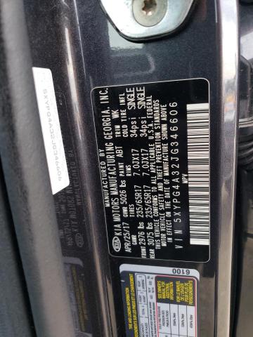 5XYPG4A32JG346606 KIA SORENTO LX