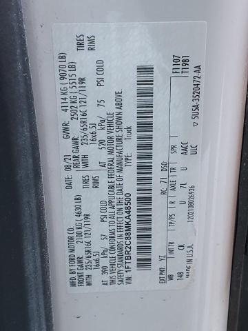 2021 FORD TRANSIT T- - 1FTBR2C88MKA48500