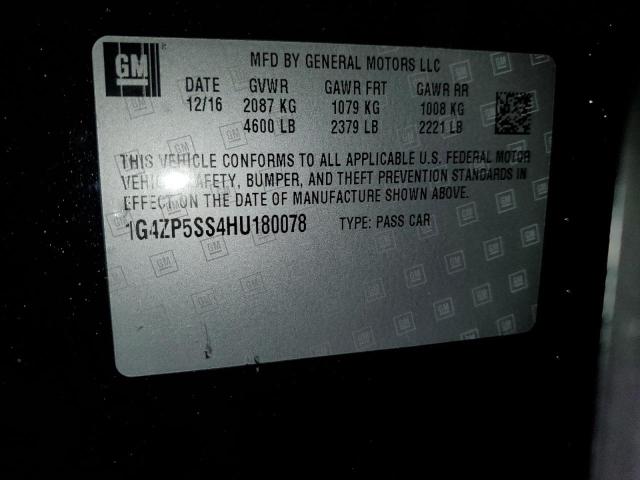 1G4ZP5SS4HU180078 Buick Lacrosse Essence