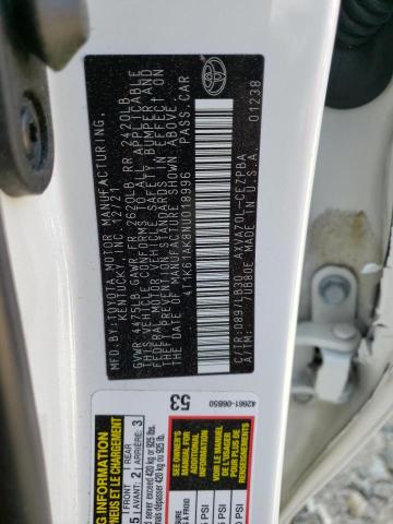 2022 TOYOTA CAMRY XSE 4T1K61AK8NU018996