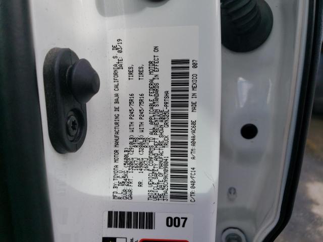 2019 TOYOTA TACOMA DOU 3TMAZ5CN9KM098041