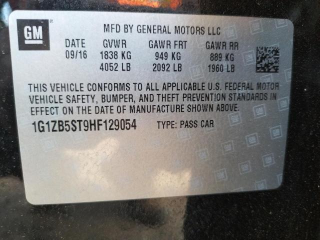 2017 CHEVROLET MALIBU LS 1G1ZB5ST9HF129054