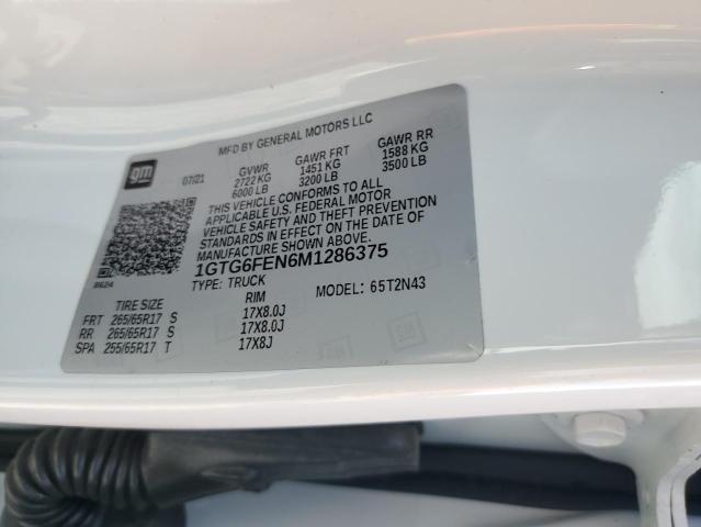 2021 GMC CANYON AT4 - 1GTG6FEN6M1286375