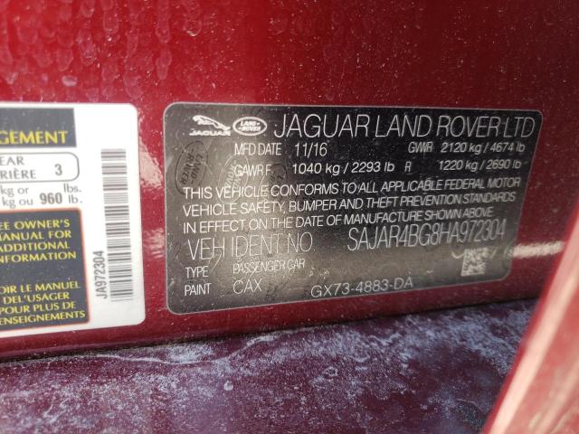 2017 JAGUAR XE - SAJAR4BG8HA972304