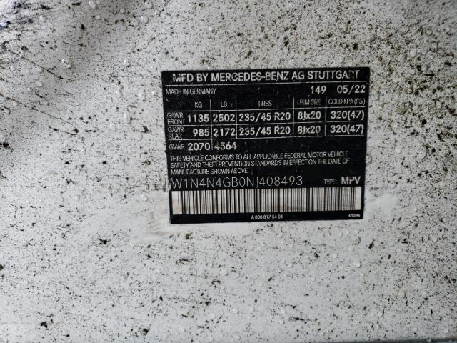 2022 MERCEDES-BENZ GLA 250 - W1N4N4GB0NJ408493