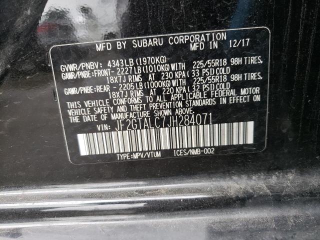 JF2GTALC7JH284071 Subaru Crosstrek Limited