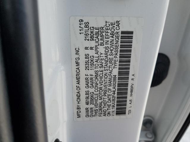 2020 ACURA TLX TECHNO - 19UUB2F44LA002884