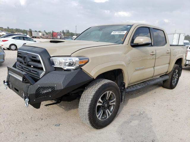 Toyota Tacoma salvage cars for sale: 2018 Toyota Tacoma Double Cab