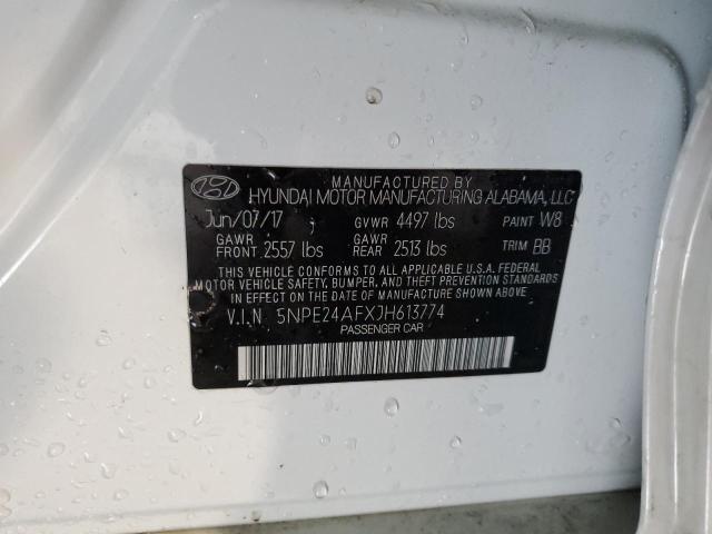 2018 HYUNDAI SONATA SE 5NPE24AFXJH613774