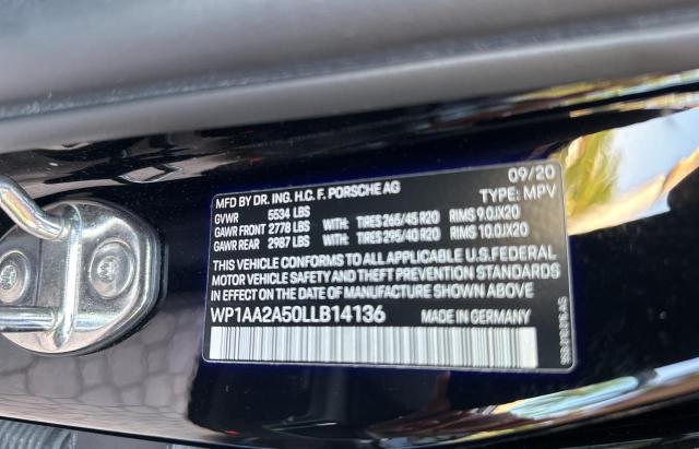 2020 PORSCHE MACAN - WP1AA2A50LLB14136
