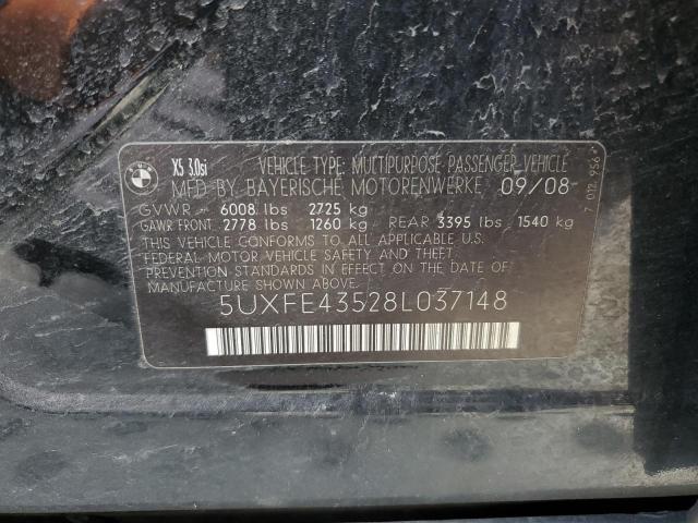 5UXFE43528L037148 BMW X5 3.0I