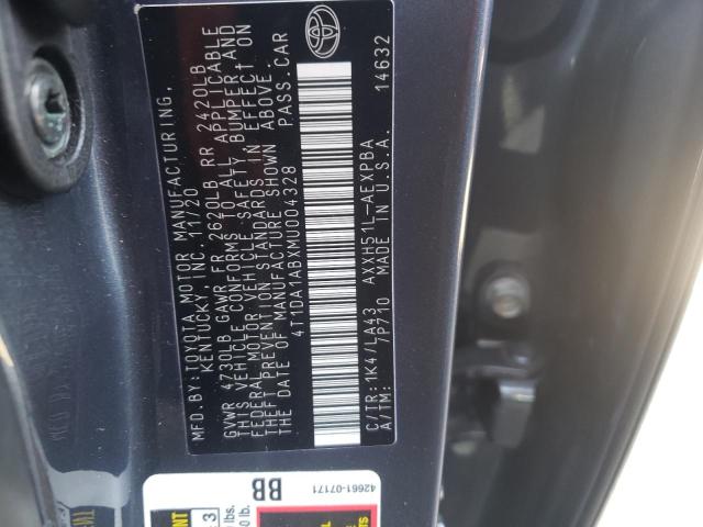 2021 TOYOTA AVALON LIM - 4T1DA1ABXMU004328