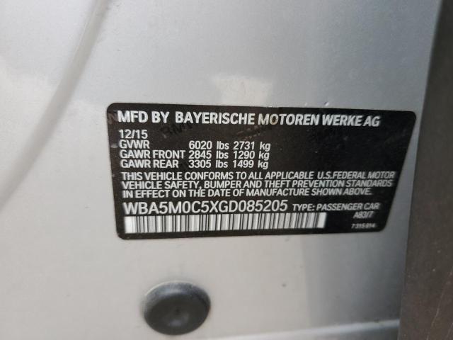 2016 BMW 550 XIGT - WBA5M0C5XGD085205