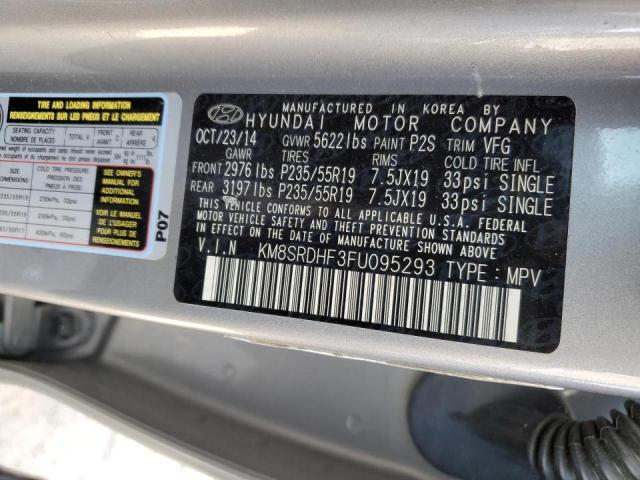 2015 HYUNDAI SANTA FE G - KM8SRDHF3FU095293