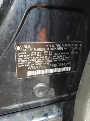 WBAKC8C58BC434395 BMW 750 LXI