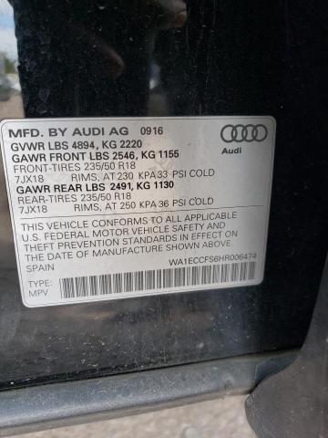 2017 AUDI Q3 PREMIUM - WA1ECCFS6HR006474